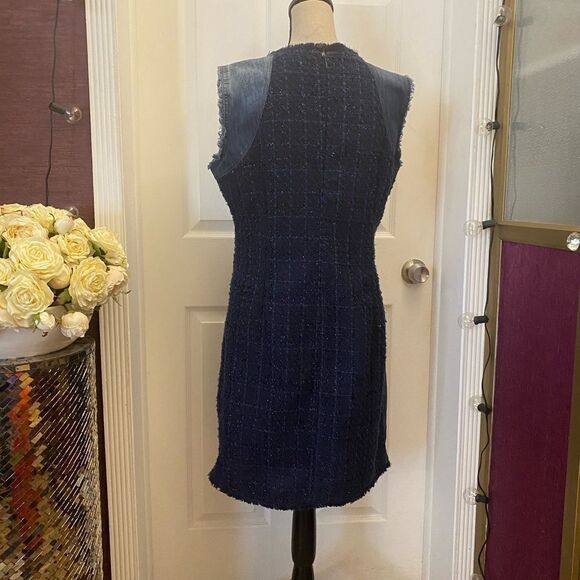 Desigual tweed/ jean dress, size 44(L) - Picture 7 of 14